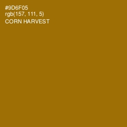 #9D6F05 - Corn Harvest Color Image